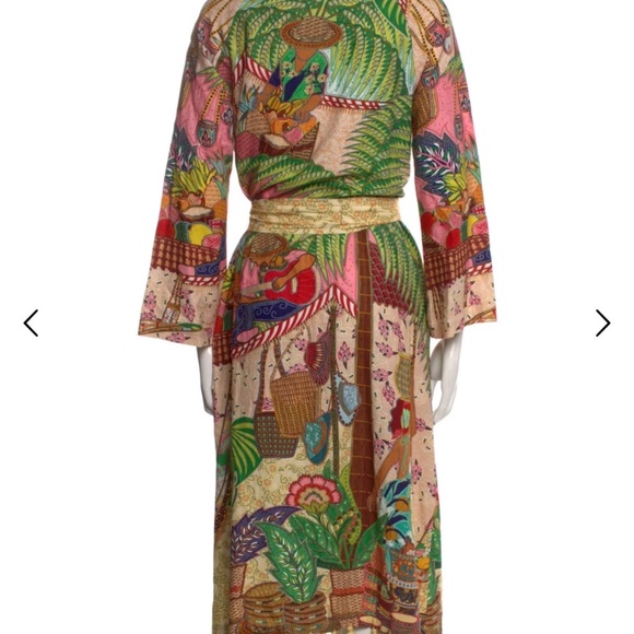 Farm Rio Midi Wrap Dress - Picture 3 of 3